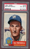 1953 Topps Baseball #108 Bob Porterfield Senators PSA 6 EX-MT 512407