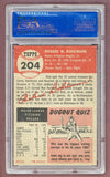 1953 Topps Baseball #204 Dick Bokelmann Cardinals PSA 6 EX-MT 512415