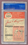 1953 Topps Baseball #209 Jim Greengrass Reds PSA 6 EX-MT 512417