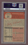 1953 Topps Baseball #021 Billy Johnson Cardinals PSA 6 EX-MT 512429