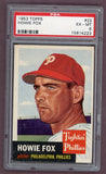 1953 Topps Baseball #022 Howie Fox Phillies PSA 6 EX-MT 512430