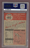 1953 Topps Baseball #180 Virgil Stallcup Cardinals PSA 6 EX-MT 512432