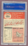 1953 Topps Baseball #196 Charlie Bishop A's PSA 6 EX-MT 512434