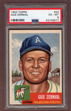 1953 Topps Baseball #042 Gus Zernial A's PSA 6 EX-MT 512443