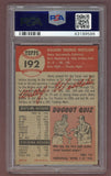 1953 Topps Baseball #192 Wally Westlake Indians PSA 6 EX-MT 512471