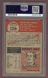 1953 Topps Baseball #126 Bill Connelly Giants PSA 6 EX-MT 512476