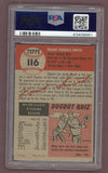 1953 Topps Baseball #116 Frank Smith Reds PSA 6 EX-MT 512482