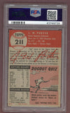 1953 Topps Baseball #211 J.W. Porter Tigers PSA 6 EX-MT 512484