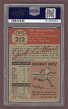 1953 Topps Baseball #212 Jack Dittmer Braves PSA 6 EX-MT 512485