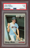 1970 Topps Baseball #104 Gerry Moses Red Sox PSA 7 NM 512497