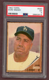 1962 Topps Baseball #500 Duke Snider Dodgers PSA 5 EX 512520