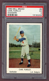 1960 Bell Brand #8 Carl Furillo Dodgers PSA 5 EX 512543