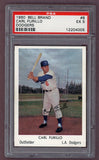 1960 Bell Brand #8 Carl Furillo Dodgers PSA 5 EX 512583