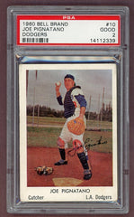 1960 Bell Brand #10 Joe Pignatano Dodgers PSA 2 GD 512585