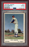 1960 Bell Brand #14 Don Demeter Dodgers PSA 2 GD 512589