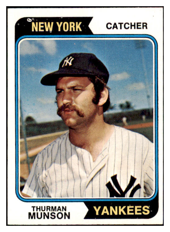 1974 Topps Baseball #340 Thurman Munson Yankees EX-MT 512598