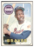 1969 Topps Baseball #100 Hank Aaron Braves VG-EX 512602