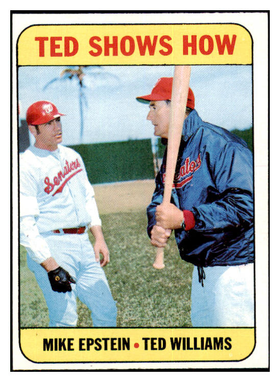 1969 Topps Baseball #539 Ted Williams Mike Epstein EX-MT 512609