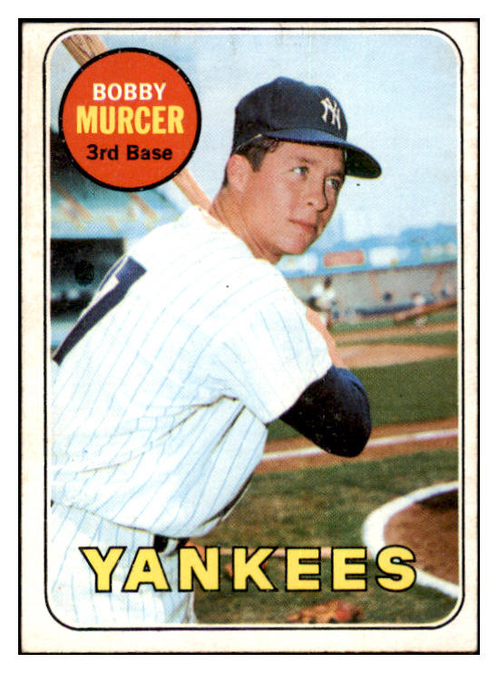 1969 Topps Baseball #657 Bobby Murcer Yankees EX 512610