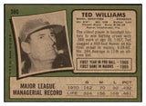 1971 Topps Baseball #380 Ted Williams Senators EX+/EX-MT 512611