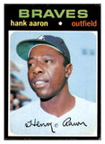 1971 Topps Baseball #400 Hank Aaron Braves EX+/EX-MT 512612