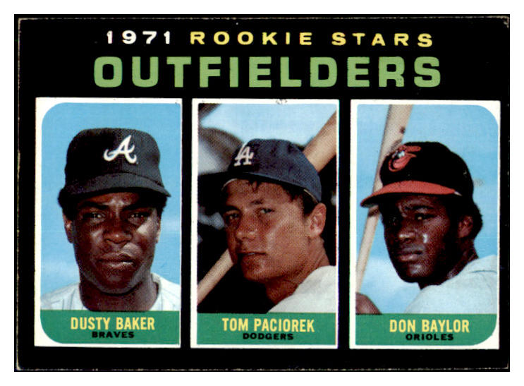 1971 Topps Baseball #709 Dusty Baker Don Baylor EX+/EX-MT 512613