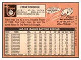 1969 Topps Baseball #250 Frank Robinson Orioles EX 512617