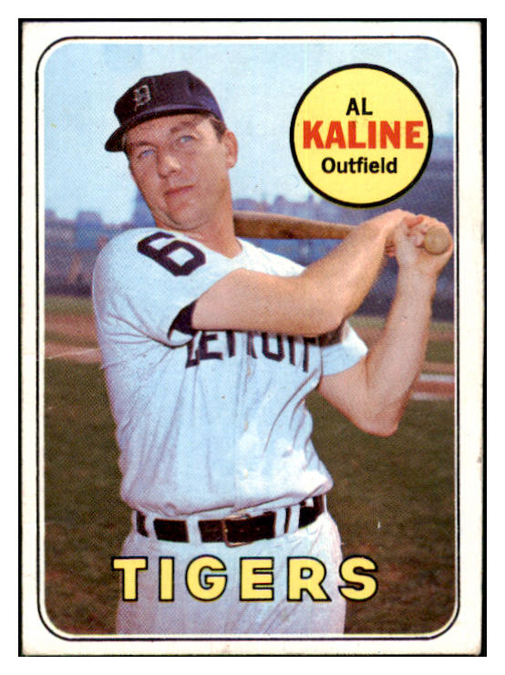 1969 Topps Baseball #410 Al Kaline Tigers EX 512621