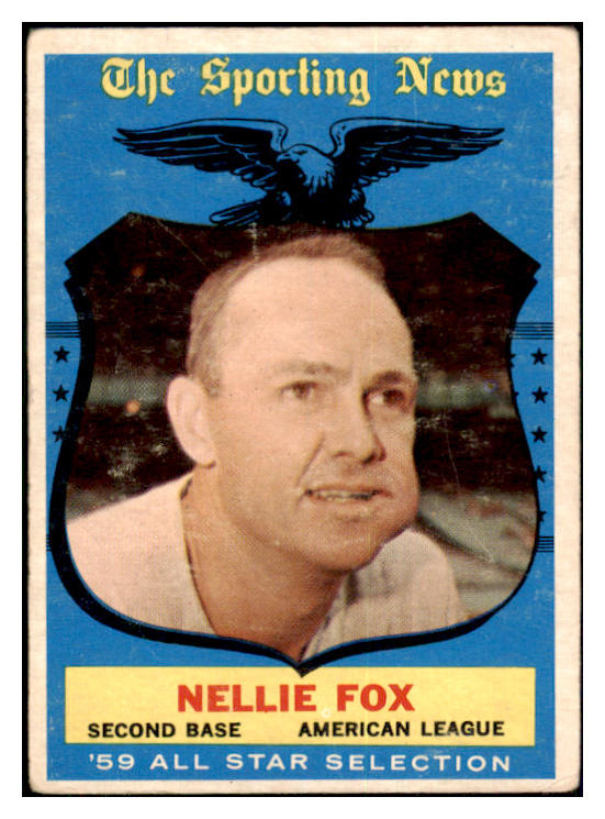 1959 Topps Baseball #556 Nellie Fox A.S. White Sox VG-EX 512626