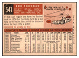 1959 Topps Baseball #541 Bob Thurman Reds Good 512632