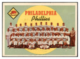 1959 Topps Baseball #008 Philadelphia Phillies Team VG-EX 512641