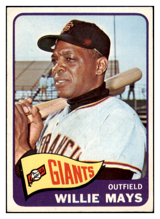 1965 Topps Baseball #250 Willie Mays Giants Ex/Ex+ 512645