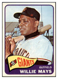 1965 Topps Baseball #250 Willie Mays Giants Ex/Ex+ 512645