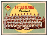 1959 Topps Baseball #008 Philadelphia Phillies Team EX+/EX-MT 512646