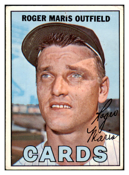 1967 Topps Baseball #045 Roger Maris Cardinals VG-EX 512650