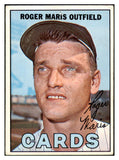 1967 Topps Baseball #045 Roger Maris Cardinals VG-EX 512650