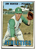 1967 Topps Baseball #369 Catfish Hunter A's VG-EX 512651