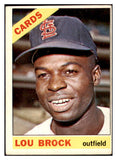 1966 Topps Baseball #125 Lou Brock Cardinals VG-EX 512656