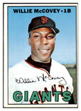 1967 Topps Baseball #480 Willie McCovey Giants VG-EX 512668