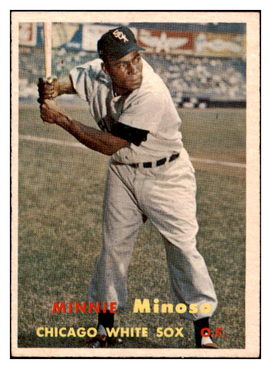 1957 Topps Baseball #138 Minnie Minoso White Sox EX+/EX-MT 512673