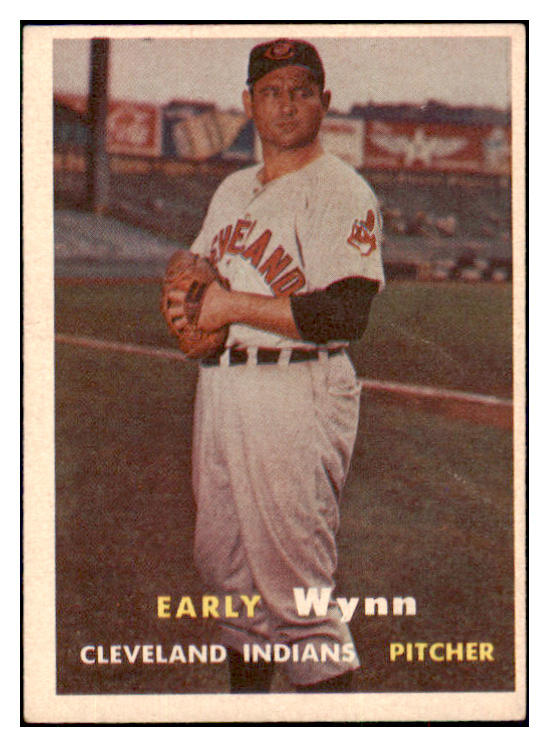 1957 Topps Baseball #040 Early Wynn Indians VG-EX 512679