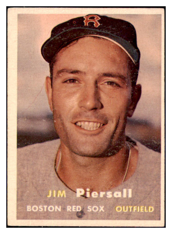 1957 Topps Baseball #075 Jimmy Piersall Red Sox EX 512680