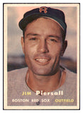 1957 Topps Baseball #075 Jimmy Piersall Red Sox EX-MT 512681