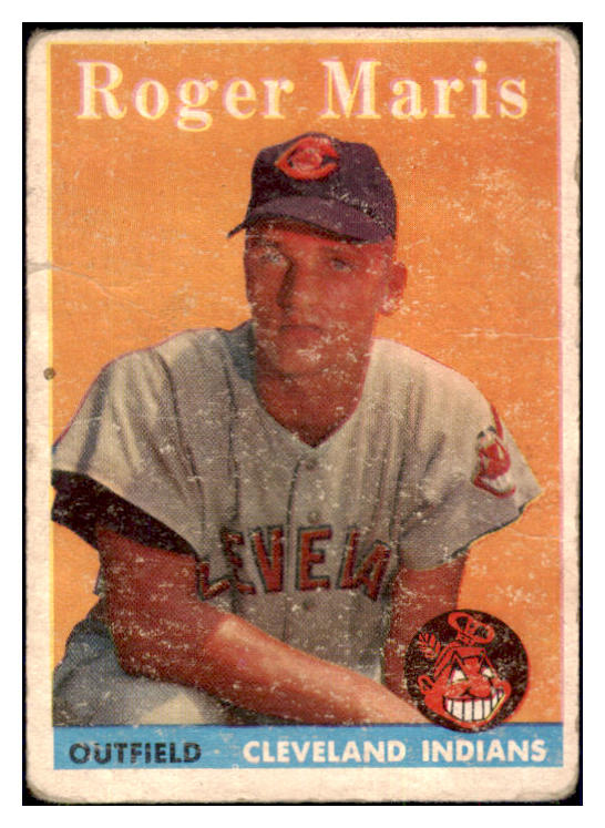 1958 Topps Baseball #047 Roger Maris Indians Good 512706