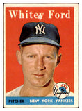 1958 Topps Baseball #320 Whitey Ford Yankees Good 512713