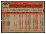 1957 Topps Baseball #001 Ted Williams Red Sox Good 512715