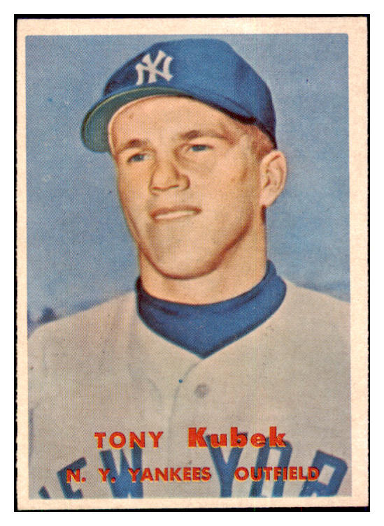 1957 Topps Baseball #312 Tony Kubek Yankees EX-MT 512717