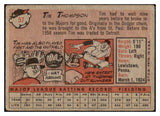 1958 Topps Baseball #057 Tim Thompson Tigers VG Yellow Letter 512738