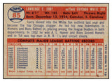 1957 Topps Baseball #085 Larry Doby White Sox EX 512746