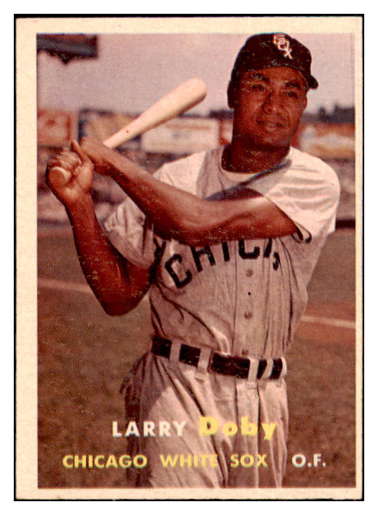 1957 Topps Baseball #085 Larry Doby White Sox EX-MT 512758